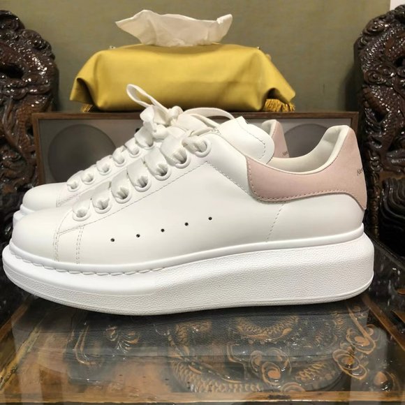 🌸 McQueen Little White Shoes Powder Tail Pink Pink🌸